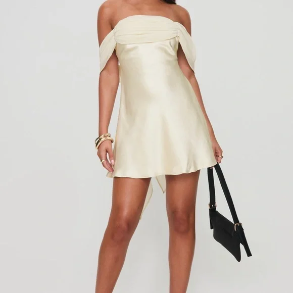 Princess Polly | Dresses | Princess Polly Cream Mini Dress | Poshmark
